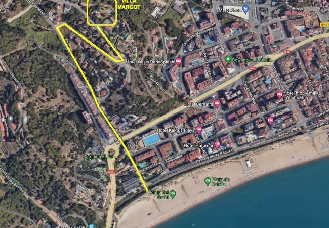 Villa en Calella - Villa Margot, beautiful Spanish house with large g Villa en Calella - Villa Margot, beautiful Spanish house with large g